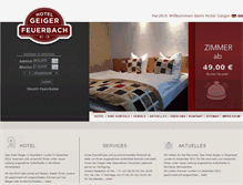 Tablet Screenshot of hotelgeiger.de